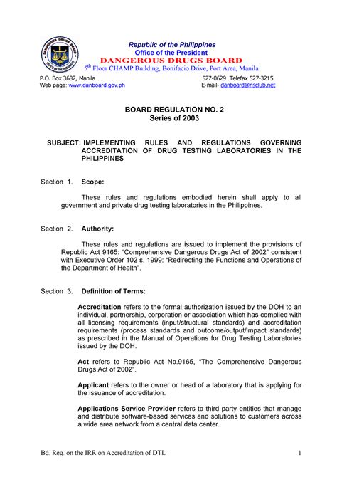 validity of drug test in the philippines|Republic of the Philippines Office of the President DANGEROUS .